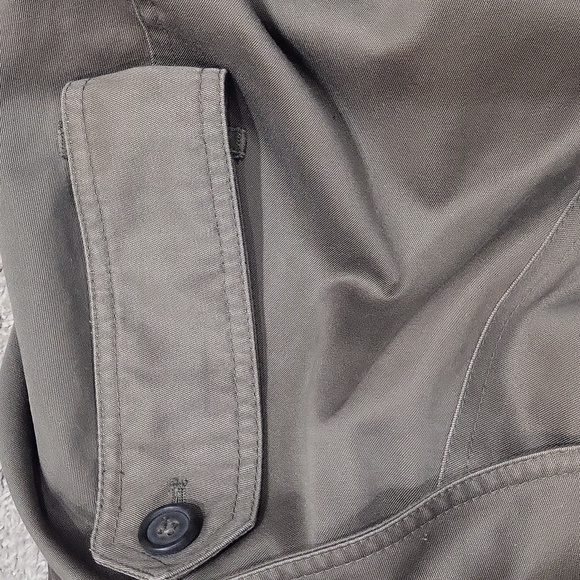 London Fog men's Removable Liner Double Breast Long Brown Trench Coat 42R warm - Picture 14 of 16